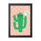 plakat kaktus skandynawski styl
