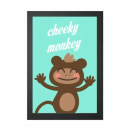 plakat małpka