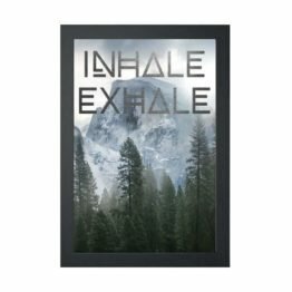 plakat inhale exhale poster